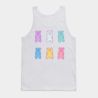 Gummy Bears on Pink Tank Top